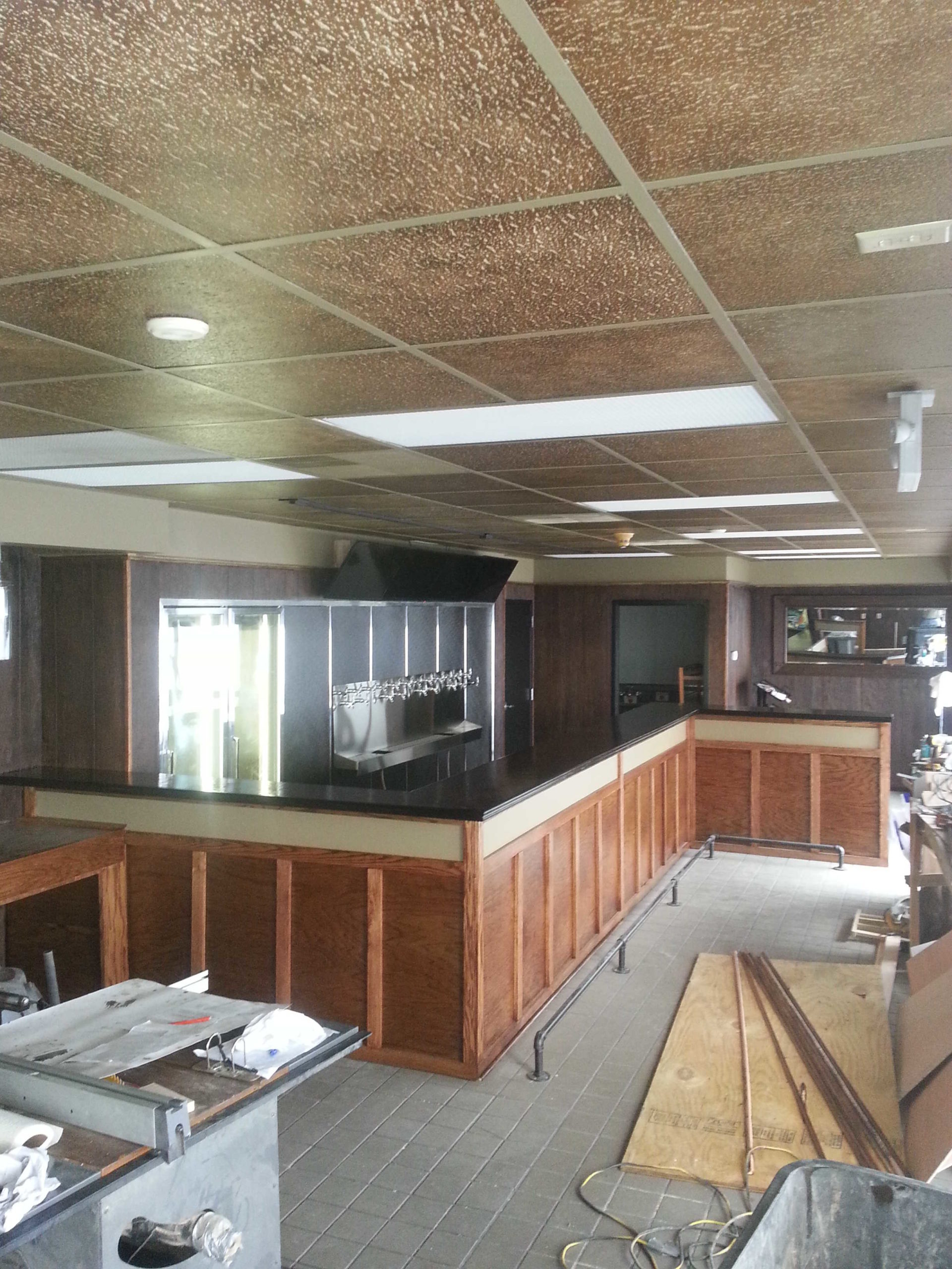 Tip Top Taps interior in progress 2 Tip Top Taps