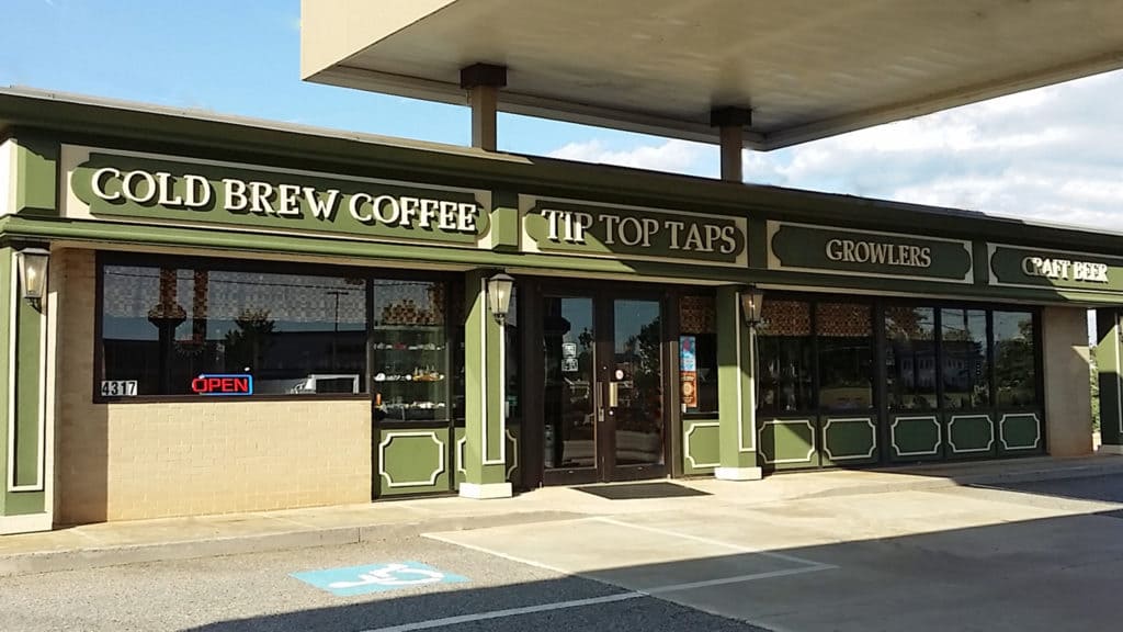 Tip Top Taps Craft Beer and Growlers in Evans,
